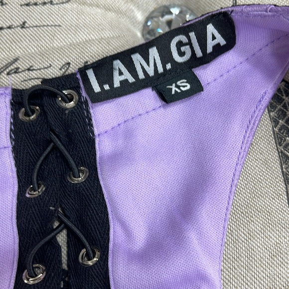 I Am Gia Siobhan Lilac Corset - Picture 12 of 16